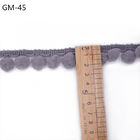 GM-45 γκρίζα περιποίηση 2.5cm Pom Pom για τις κουρτίνες